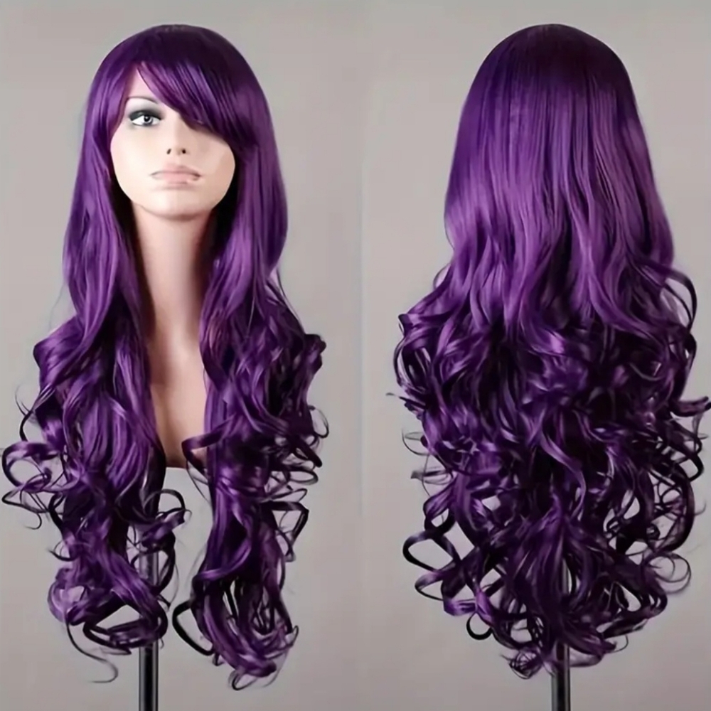 New 32" long synthetic heat resistant wig.  Choose color